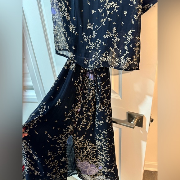 Navy blue midi dress in medium - Picture 4 of 6